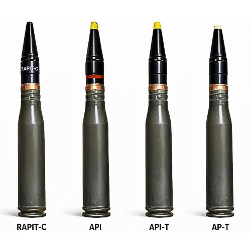 23X152MM Armour Piercing Incendiary Projectile
